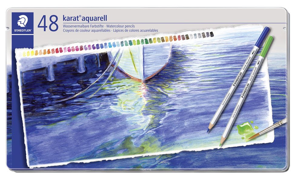 Staedtler karat aquarelle farveblyanter 48 farver